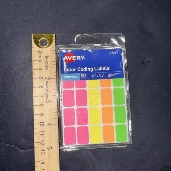 1‎ Pack Avery Removable Discontinued Stationary Color Coding Labels, 450 Ct - Picture 8 of 10